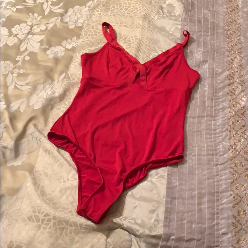 Red sex blouse